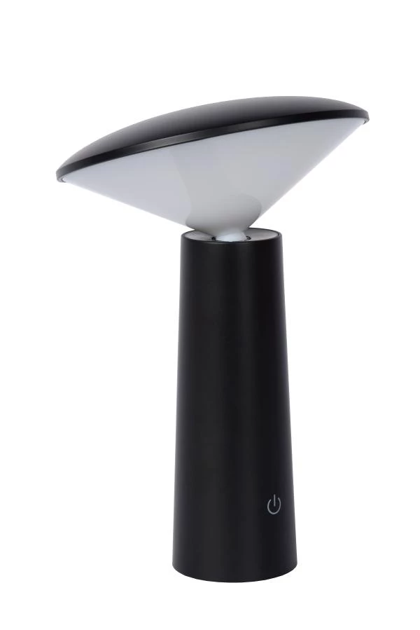 Lucide JIVE - Rechargeable Table lamp Indoor/Outdoor - Battery pack/batteries - Ø 13,7 cm - LED Dim. - 1x3W 2800K/6500K - IP44 - 3 StepDim - Black - off